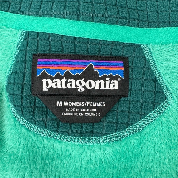 Patagonia R2 Regulator Fleece Jacket M PolarTec Aqua Stone 25148 - Picture 11 of 14